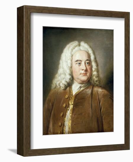 Portrait of George Frederick Handel-William Hoare-Framed Giclee Print