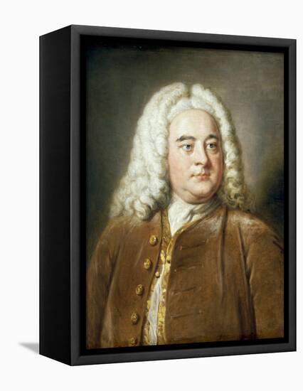 Portrait of George Frederick Handel-William Hoare-Framed Stretched Canvas