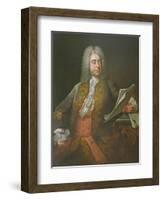 Portrait of George Frederick Handel-Thomas Hudson-Framed Giclee Print