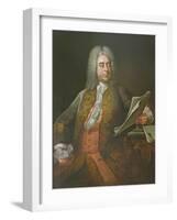 Portrait of George Frederick Handel-Thomas Hudson-Framed Giclee Print