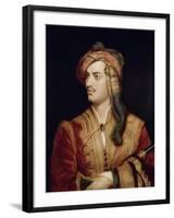 Portrait of George Gordon 6th Baron Byron of Rochdale in Albanian Dress, 1813-Thomas Phillips-Framed Giclee Print