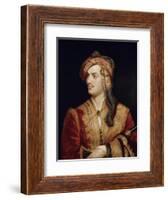 Portrait of George Gordon 6th Baron Byron of Rochdale in Albanian Dress, 1813-Thomas Phillips-Framed Giclee Print