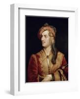 Portrait of George Gordon 6th Baron Byron of Rochdale in Albanian Dress, 1813-Thomas Phillips-Framed Giclee Print