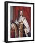 Portrait of George I in Anointment Robe-Gotfrey Kneller-Framed Giclee Print