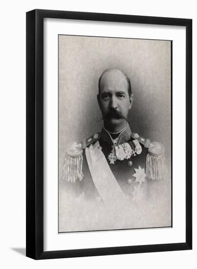 Portrait of George I of Greece (1845-1913), King of Greece-French Photographer-Framed Giclee Print