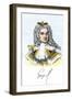Portrait of George II of England (1683-1760), King of Great Britain and Ireland, with His Signature-null-Framed Giclee Print