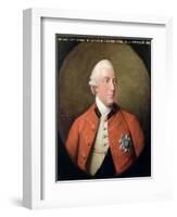 Portrait of George III (1738-1820) 1794-David Dodd-Framed Giclee Print