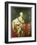 Portrait of George III (1738-1820) in His Coronation Robes, C.1760-Allan Ramsay-Framed Giclee Print