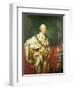 Portrait of George III (1738-1820) in His Coronation Robes, C.1760-Allan Ramsay-Framed Giclee Print