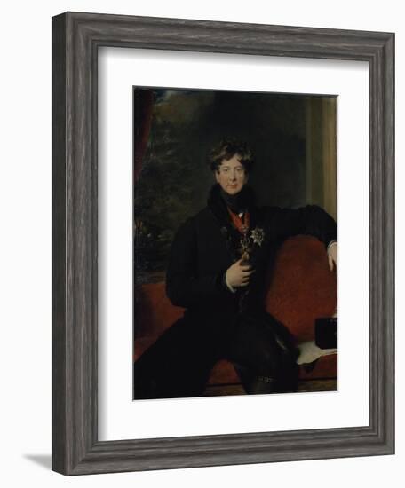 Portrait of George Iv-Thomas Lawrence-Framed Giclee Print