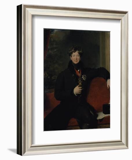 Portrait of George Iv-Thomas Lawrence-Framed Giclee Print