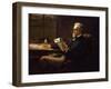 Portrait of George Jacob Holyoake (1817-1906) (Oil on Canvas)-William Holyoake-Framed Giclee Print