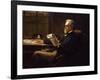 Portrait of George Jacob Holyoake (1817-1906) (Oil on Canvas)-William Holyoake-Framed Giclee Print