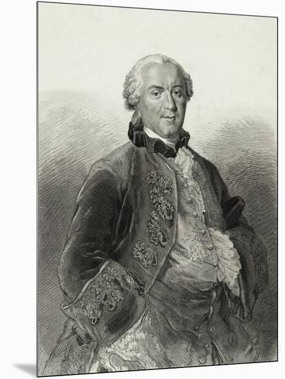 Portrait of George-Louis Leclerc De Buffon-null-Mounted Giclee Print