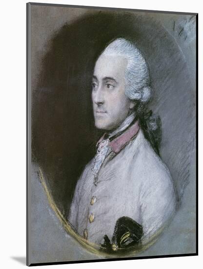 Portrait of George Pitt, 1st Baron Rivers-Thomas Gainsborough-Mounted Giclee Print