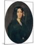 Portrait of George Sand (1804-76)-Auguste Charpentier-Mounted Giclee Print
