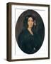 Portrait of George Sand (1804-76)-Auguste Charpentier-Framed Giclee Print