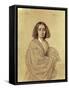 Portrait of George Sand-Luigi Calamatta-Framed Stretched Canvas