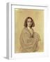 Portrait of George Sand-Luigi Calamatta-Framed Giclee Print