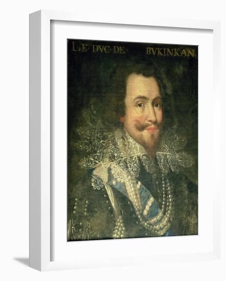 Portrait of George Villiers, 1st Duke of Buckingham-Jean Mosnier-Framed Giclee Print