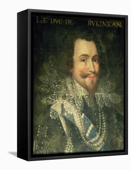 Portrait of George Villiers, 1st Duke of Buckingham-Jean Mosnier-Framed Stretched Canvas