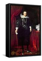 Portrait of George Villiers, 1st Duke of Buckingham-Daniel Mytens-Framed Stretched Canvas