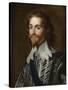 Portrait of George Villiers, 1st Duke of Buckingham-Gerrit van Honthorst-Stretched Canvas