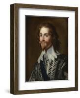 Portrait of George Villiers, 1st Duke of Buckingham-Gerrit van Honthorst-Framed Giclee Print