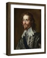 Portrait of George Villiers, 1st Duke of Buckingham-Gerrit van Honthorst-Framed Giclee Print