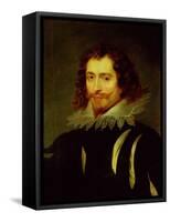 Portrait of George Villiers-Peter Paul Rubens-Framed Stretched Canvas