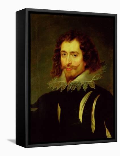 Portrait of George Villiers-Peter Paul Rubens-Framed Stretched Canvas