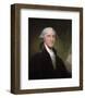 Portrait of George Washington, 1795-Gilbert Stuart-Framed Art Print