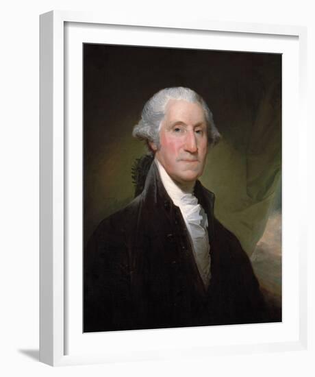 Portrait of George Washington, 1795-Gilbert Stuart-Framed Art Print