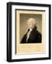 Portrait of George Washington 1st President of the United States-Gilbert Stuart-Framed Giclee Print