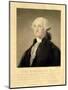 Portrait of George Washington 1st President of the United States-Gilbert Stuart-Mounted Giclee Print