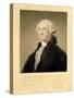 Portrait of George Washington 1st President of the United States-Gilbert Stuart-Stretched Canvas