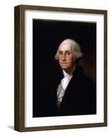 Portrait of George Washington, after a Painting by Gilbert Stuart (1755-1828) (See 149687 for Pair)-Asher Brown Durand-Framed Giclee Print