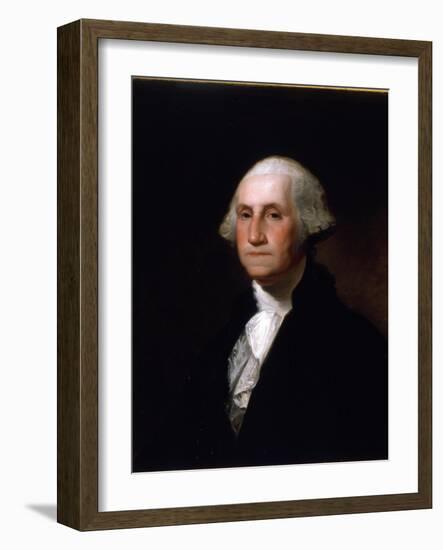 Portrait of George Washington, after a Painting by Gilbert Stuart (1755-1828) (See 149687 for Pair)-Asher Brown Durand-Framed Giclee Print