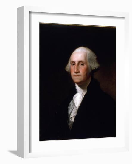 Portrait of George Washington, after a Painting by Gilbert Stuart (1755-1828) (See 149687 for Pair)-Asher Brown Durand-Framed Giclee Print