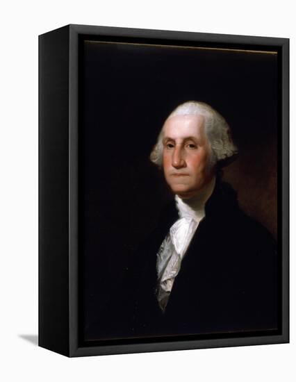 Portrait of George Washington, after a Painting by Gilbert Stuart (1755-1828) (See 149687 for Pair)-Asher Brown Durand-Framed Stretched Canvas