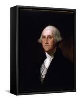 Portrait of George Washington, after a Painting by Gilbert Stuart (1755-1828) (See 149687 for Pair)-Asher Brown Durand-Framed Stretched Canvas