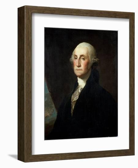 Portrait of George Washington, before 1801-Gilbert Stuart-Framed Giclee Print