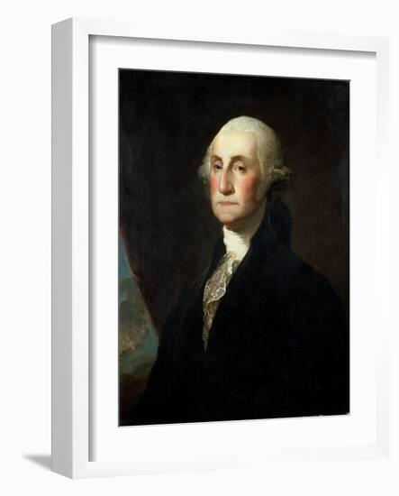 Portrait of George Washington, before 1801-Gilbert Stuart-Framed Giclee Print