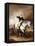 Portrait of George Washington Taking the Salute at Trenton-John Faed-Framed Stretched Canvas