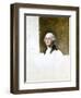 Portrait of George Washington (The Athenaeum Portrait)-Gilbert Stuart-Framed Premium Giclee Print