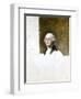 Portrait of George Washington (The Athenaeum Portrait)-Gilbert Stuart-Framed Premium Giclee Print