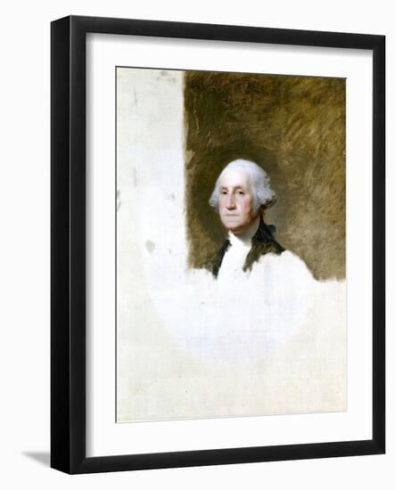 Portrait of George Washington (The Athenaeum Portrait)-Gilbert Stuart-Framed Giclee Print