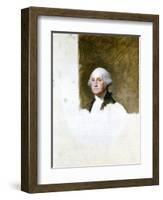 Portrait of George Washington (The Athenaeum Portrait)-Gilbert Stuart-Framed Giclee Print