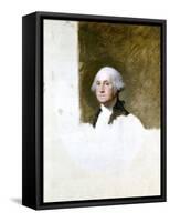 Portrait of George Washington (The Athenaeum Portrait)-Gilbert Stuart-Framed Stretched Canvas