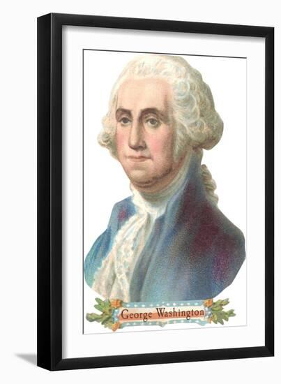 Portrait of George Washington-null-Framed Art Print